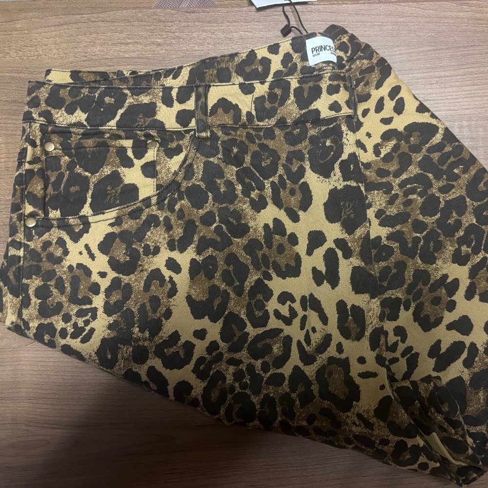 Princess Polly Cheetah Print Jeans